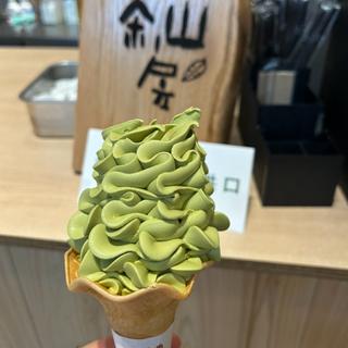土山プレミアム抹茶ソフト(道の駅 あいの土山 )