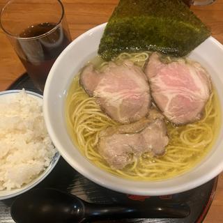 奥久慈しゃもラーメン半ライス(かいふ )