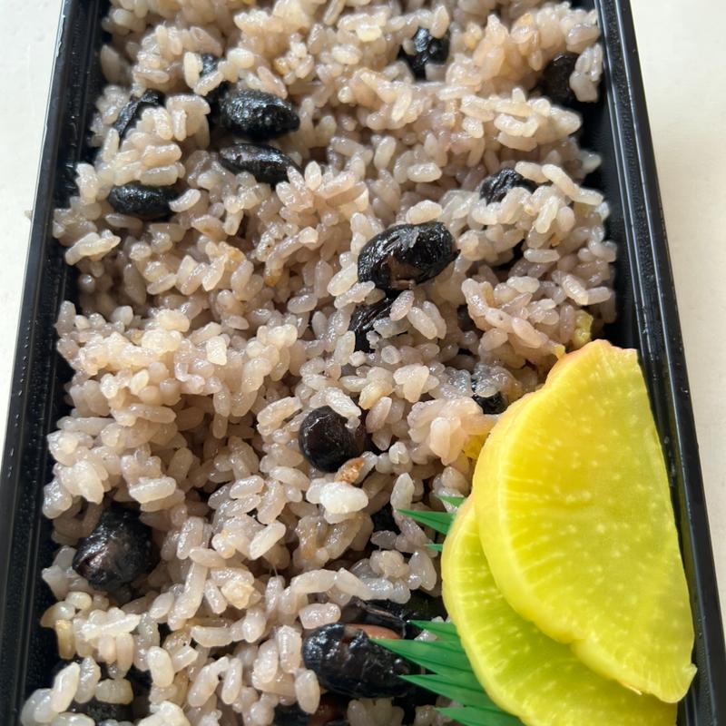 黒豆ごはん(道の駅 京丹波 味夢の里)