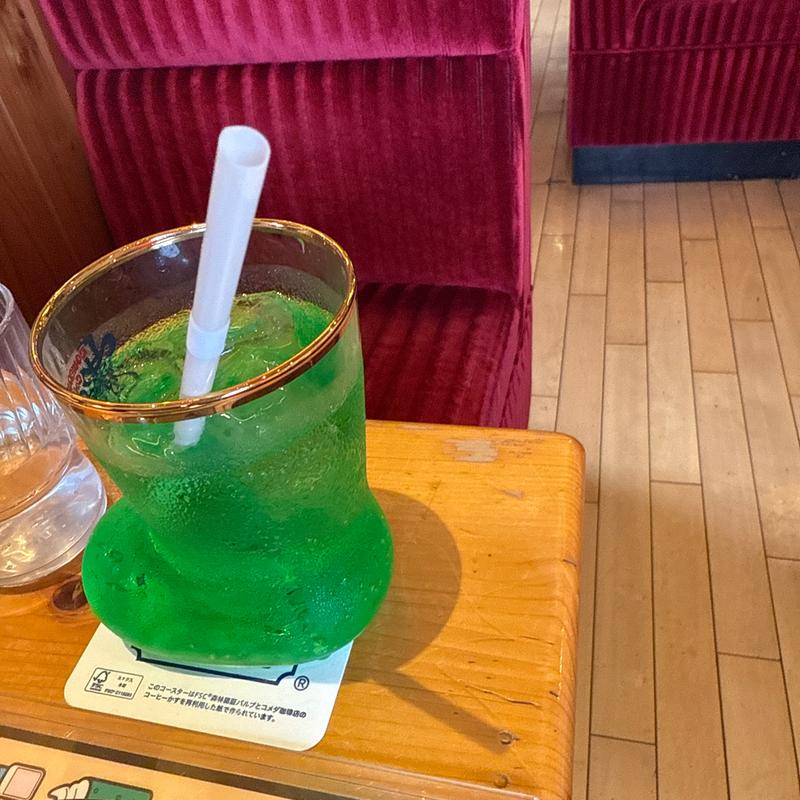 メロンソーダ(コメダ珈琲店 川口芝店)