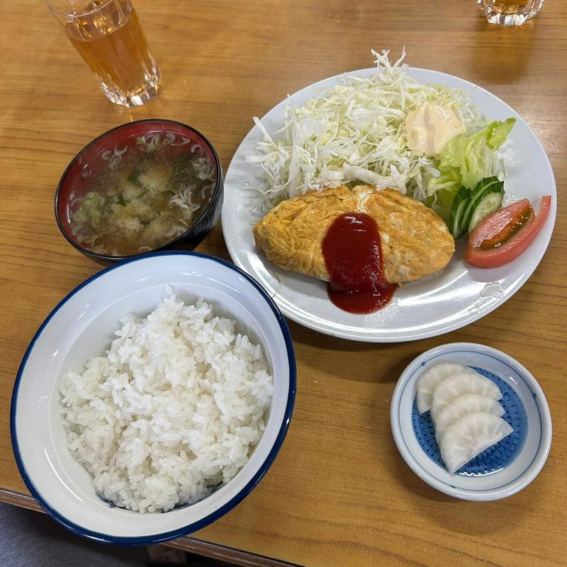 オムレツ定食(紀文食堂 （キブンショクドウ）)