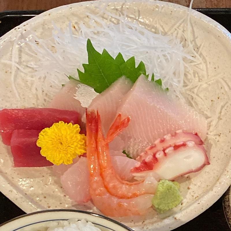 刺身定食(和食処 雄仙)