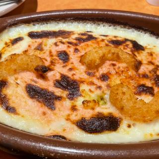 ポップコーンシュリンプのドリア