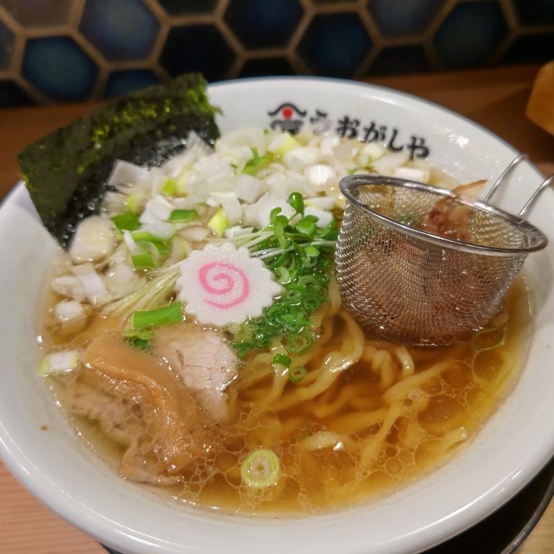 プレミアム貝出汁ラーメン＋駒ねぎ(すごい煮干ラーメン野毛 すし 釣りきん)