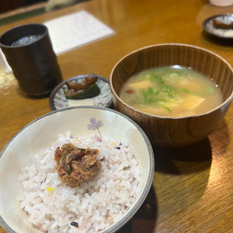 〆のご飯セット(よもぎ)