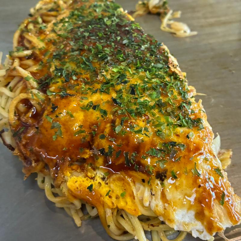 肉玉そば（890)+イカ天(160)(ひろ)