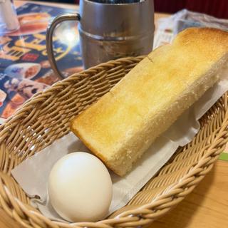 モーニングトースト ゆで卵