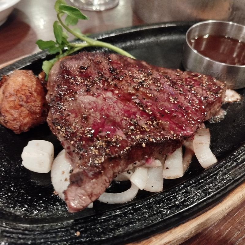 黒毛和牛赤身ステーキ(シーフード メヒコ 浅草店 （Seafoodメヒコ　【旧店名】浅草洋食）)