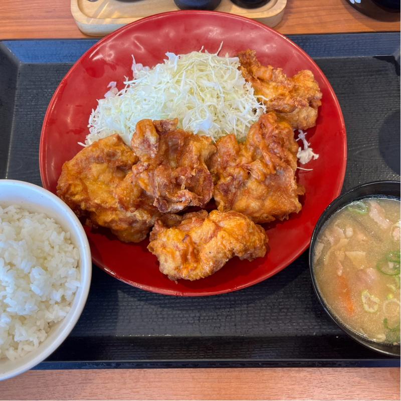 から揚げ定食(かつや 千葉八千代店)