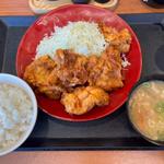 から揚げ定食