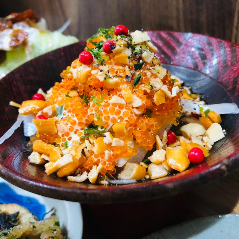 鰤の和風カルパッチョ_お魚定食(ぱちーの〜地の食と水〜)