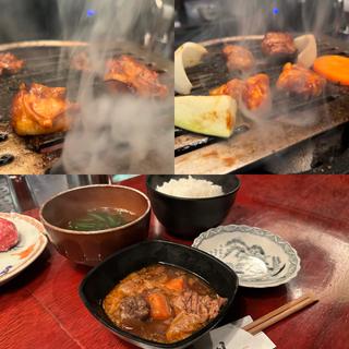 ミックスホルモン焼き(味噌)(炭火焼肉 福わらひ2 仙台店)