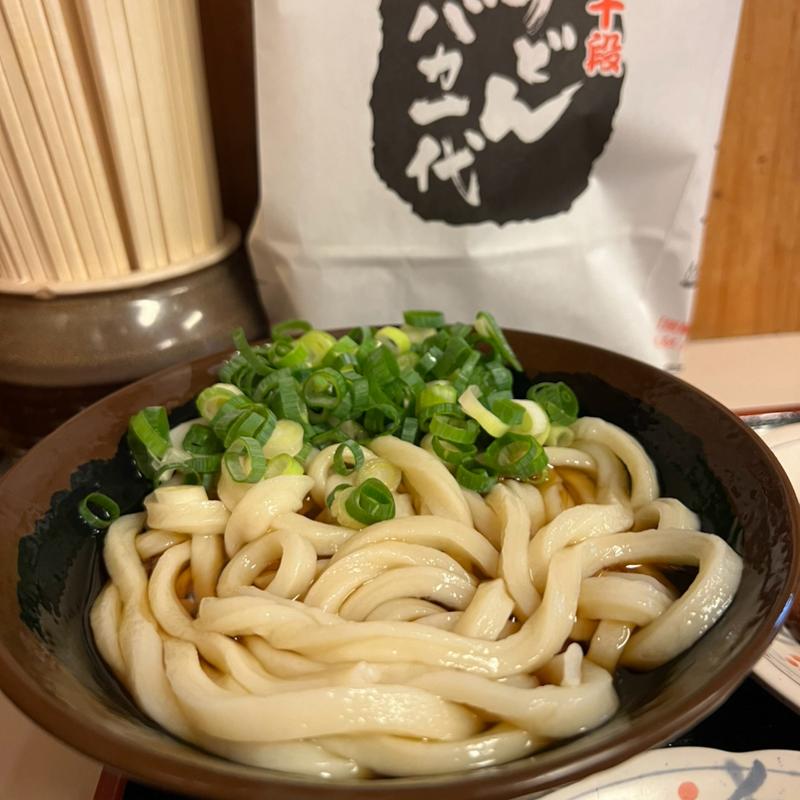冷やしぶっかけうどん(手打十段 うどんバカ一代)