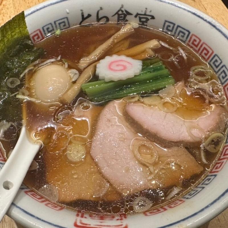 中華そば味玉子入り(中華そば とら食堂 福岡分店)