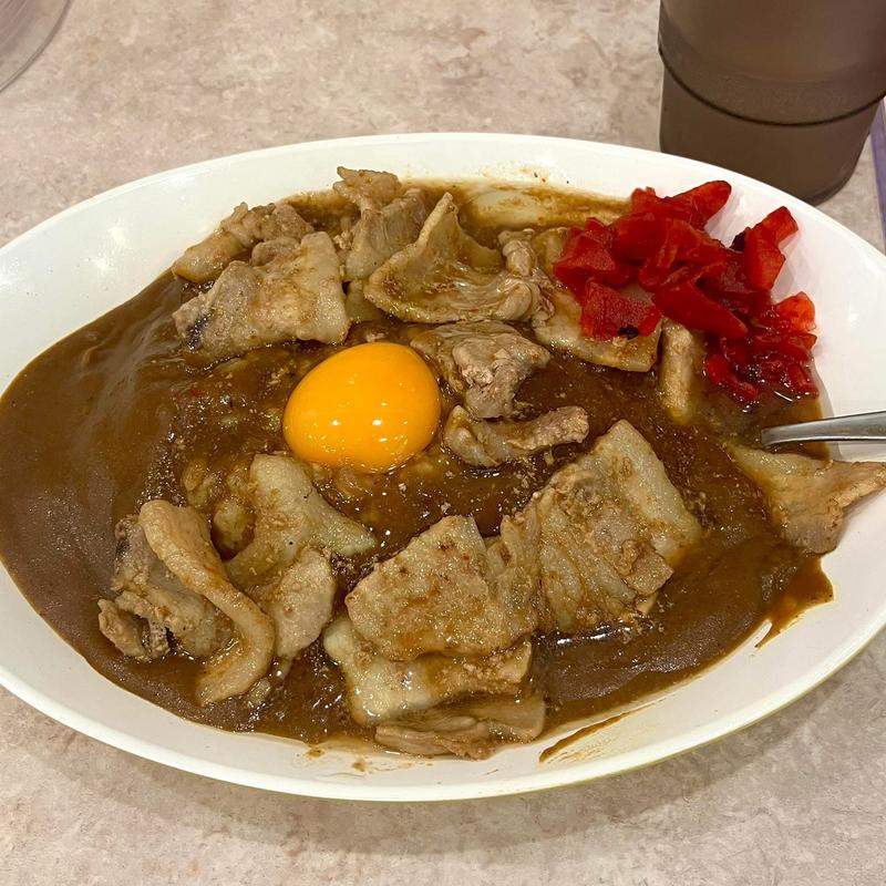 元祖スタミナカレー ナマ(スタミナカレーの店バーグ鶴見店)