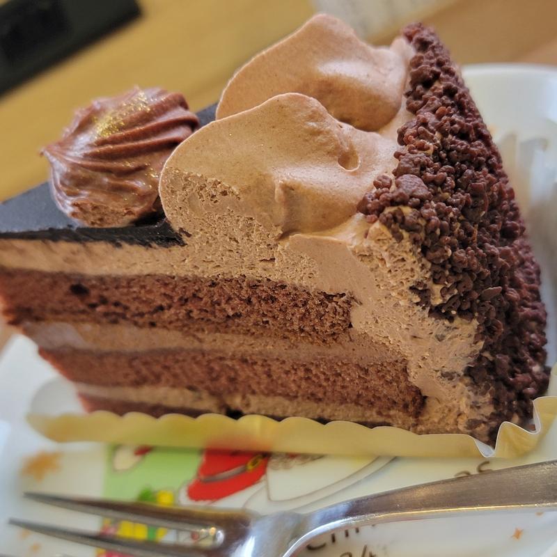 プレミアムチョコ生ケーキ＋ドリンクセット(CAFE FUJIYA 南浦和駅前店)