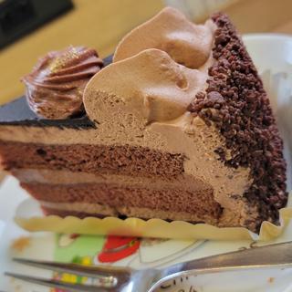 プレミアムチョコ生ケーキ＋ドリンクセット(CAFE FUJIYA 南浦和駅前店)