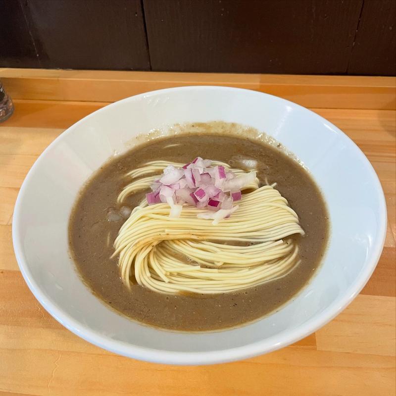 かけ濃厚煮干ソバ(煮干しソバと米　今日の1番)