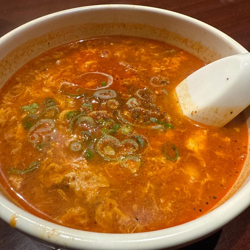 辛いスープ(黒毛和牛専門店 炭火焼肉ぶち 周南店)