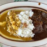 Aセット（欧風カレー➕インドカレー）
