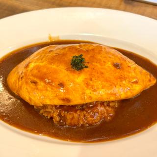オムライス　デミグラスソース