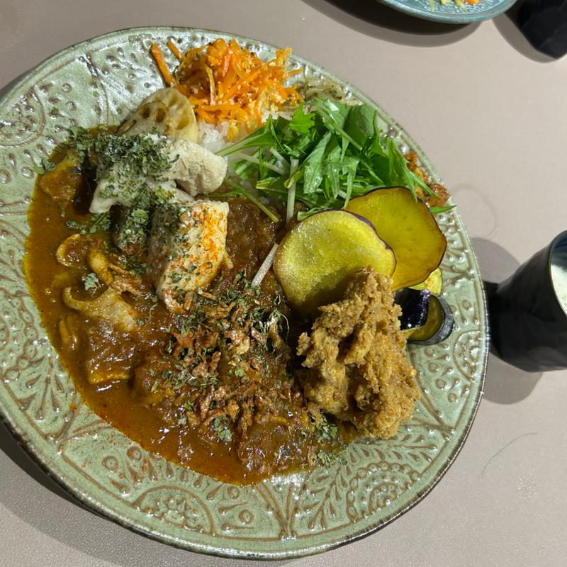 ARCカレー(塩角煮&豚しゃぶ)(spice curry cafe ARC)