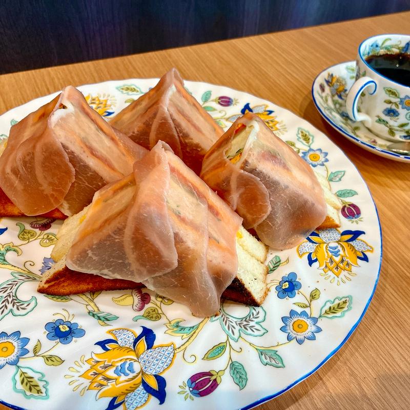 生ハムサンドセット(KAGYUAN(蝸牛庵))