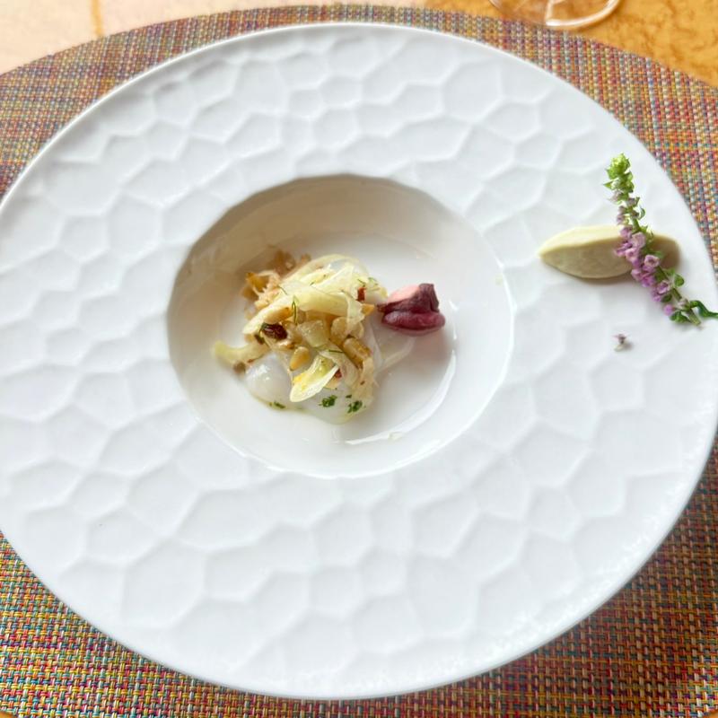 優雅なひととき　水蛸　フェンネル　秋茄子のムース(イル・テアトロ／ホテル椿山荘東京)