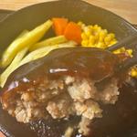 煮込みデミハンバーグ小うどん定食(麺勝 都城本店 )