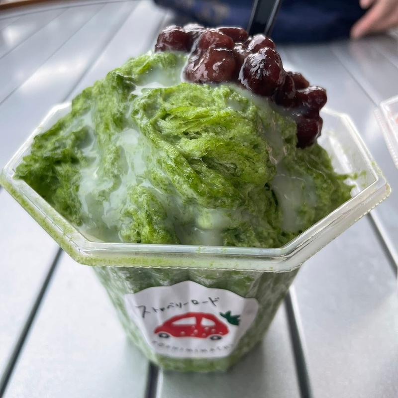 雪花氷 抹茶(道の駅 おがわまち)