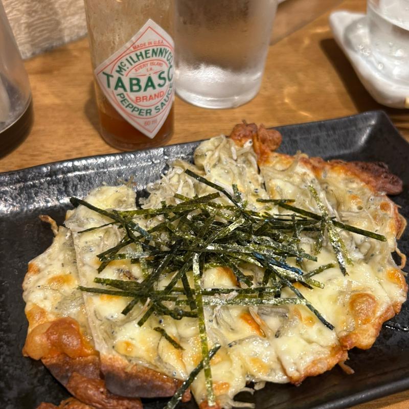 しらすピザ(さかばおやじ)