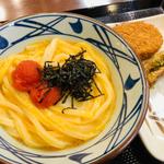 明太釜玉うどん