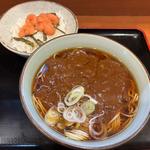 日替定食（カレーそば+明太子ごはん）