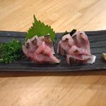 鯵の刺身