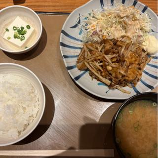 しょうが焼き定食(やよい軒 高槻店)