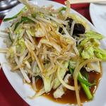 肉野菜炒めライス