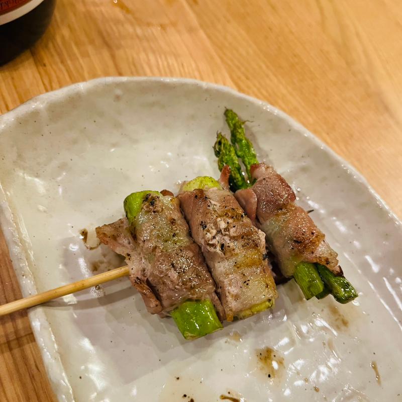 アスパラ巻(やきとり 鳥や)