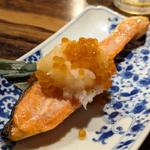 銀鮭のいくらおろしがけ