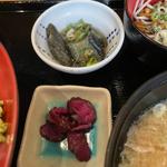 胡麻かんぱち丼、ミニそばセット
