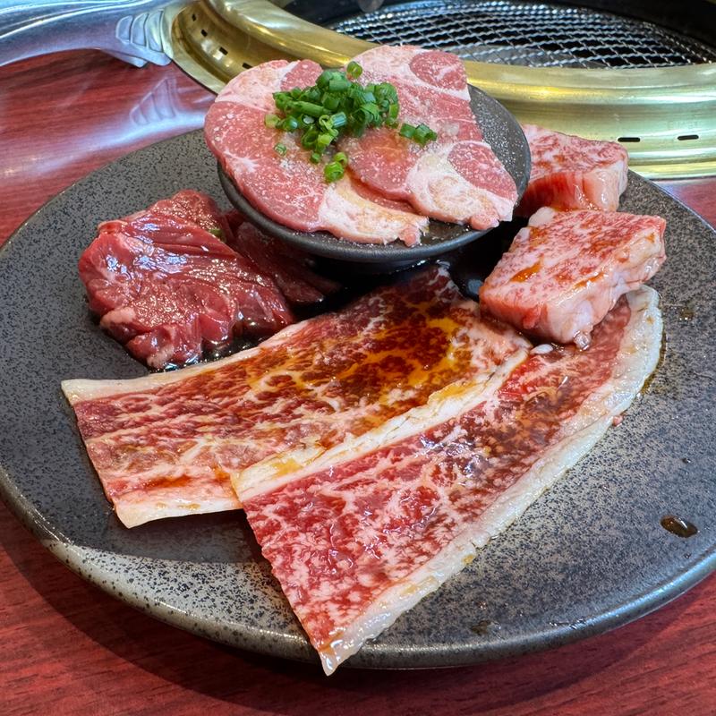 黒毛和牛遊心定食(新東京焼肉 遊心 浜町本店)