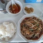 肉ニラ炒めライス