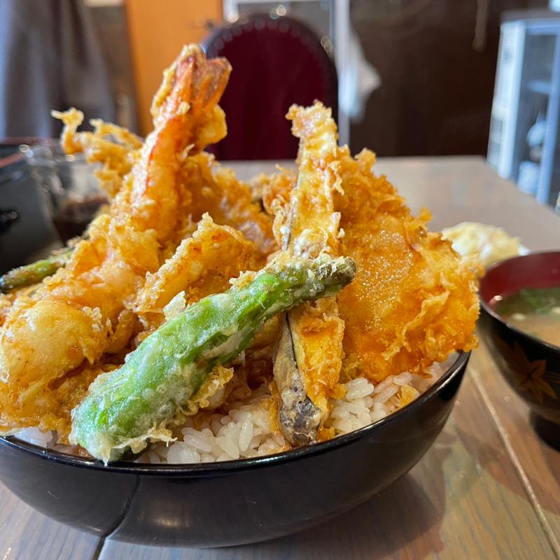 天丼　大盛り(DINING BAR MARIBU)