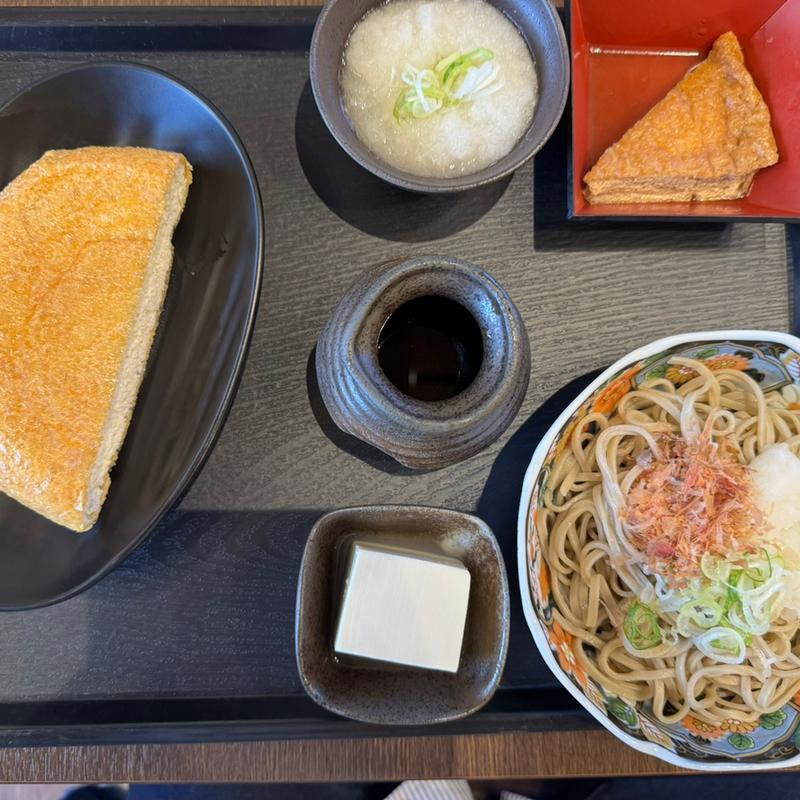 あげ半分おろしそば御膳(谷口屋 )