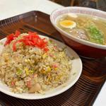 半ラーメン塩 半チャーハンセット(しんとみ)