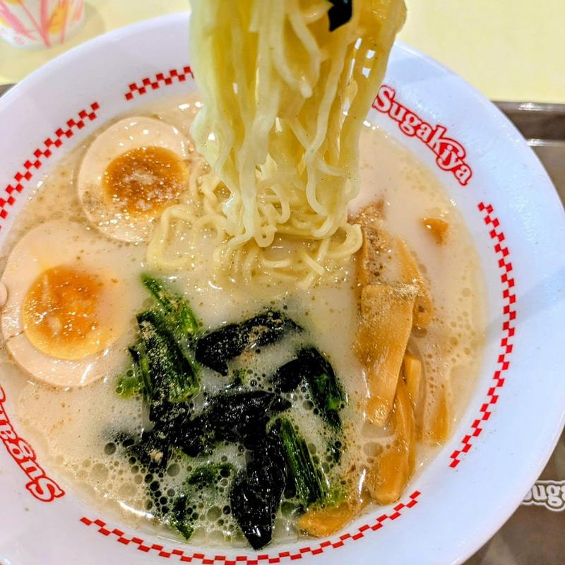 ほうれん草ラーメン(スガキヤ 富士宮イオンモール店 （sugakiya）)