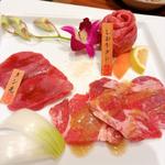 お手軽牛タン3種盛り合わせ