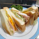Aセット ハムエッグトースト＆ヨーグルト