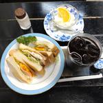 Aセット ハムエッグトースト＆ヨーグルト(モア)