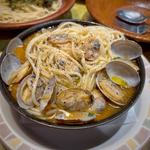 スープ入り塩味ボンゴレ+田舎風ミネストローネ(サイゼリヤ 長町駅西口店 )