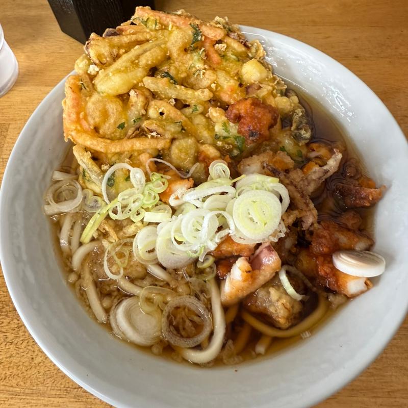 ゲソ天うどん　かき揚げ(戸隠 （トガクシ）)